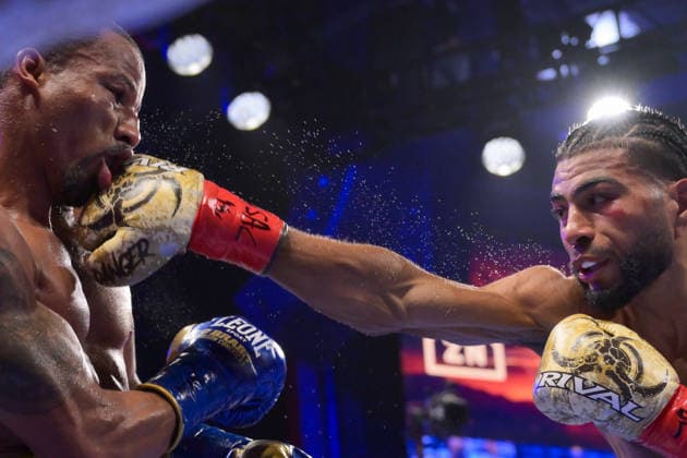 August 1, 2026, Las Vegas, Nevada, USA: RAYMOND MURATALLA ( 25-0-17KOs) of Fontana, CA defeats ROBSON CONCEICAO (21-4-1-27KOs) of Salvador, Brazil by a unanimous decision during Golden Boy promotion at the Virgin Hotel in Las Vegas. Las Vegas USA - ZUMAo117 20260801_zsp_o117_017 Copyright: xMikaelxOnax