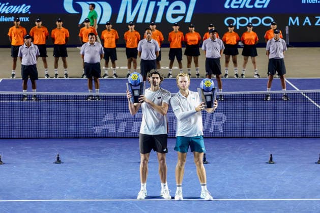 LOS CABOS TENNIS OPEN 2026 LOS CABOS TENNIS OPEN 2026 FINN REYNOLDS JAMES WATT VS RYAN SEGGERMAN PATRICK TRHAC 01082026 LOS CABOS, MEXICO. Action photo of Ryan Seggerman and Patrick Trhac, during the doubles final match at the Los Cabos Tennis Open 2026 at the Cabo Sports Complex in Baja California, Mexico. Foto de accion de Ryan Seggerman and Patrick Trhac, durante juego de la final de dobles del Los Cabos Tennis Open 2026 celebrado en el Cabo Sports Complex en Baja California, Mexico. PHOTO BY IMAGENSHOP AGENCIA FOTOGRAFICA LOS CABOS BAJA CALIFORNIA MEXICO *** LOS CABOS TENNIS OPEN 2026 LOS CABOS TENNIS OPEN 2026 FINN REYNOLDS JAMES WATT VS RYAN SEGGERMAN PATRICK TRHAC 01 08 2026 LOS CABOS, MEXICO Action photo of Ryan Seggerman and Patrick Trhac during the doubles final at the 2026 Los Cabos Tennis Open at the Cabo Sports Complex in Baja California, Mexico Action photo of Ryan Seggerman and Patrick Trhac, during the doubles final match at the 2026 Los Cabos Tennis Open held at the Cabo Sports Complex in Baja California, Mexico PHOTO BY IMAGENSHOP PHOTO AGENCY LOS CABOS BAJA CALIFORNIA MEXICO Copyright: xIMAGENSHOPxAGENCIAxFOTOGRAFICAx