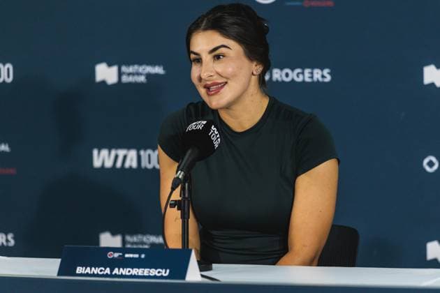August 1, 2026, Toronto, Ontario, Canada: BIANCA ANDREESCU of Canada is seen during a press conference, PK, Pressekonferenz at the 2026 National Bank Open at Sobeys Stadium in Toronto, Ontario. Toronto Canada - ZUMAt160 20260801_zip_t160_023 Copyright: xMathewxTsangx
