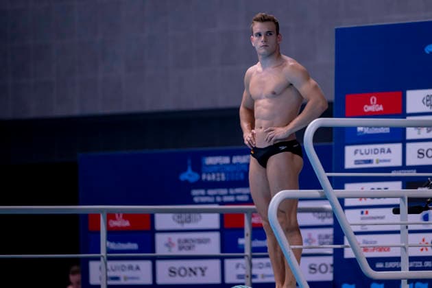 France, Paris, Centre Aquatique Olympique Metropole du Grand Paris, 01.08.2026, European Aquatics Championships Artistic Swimming, Day 1, Men™s 1m Springboard Final, Moritz Linus Wesemann of Germany winning Gold Medal, Photo by Eibner Pressefoto Tino Henschel European Aquatics Championships Artistic Swimming, Day 1, Men™s 1m Springboard Final Paris *** France, Paris, Centre Aquatique Olympique Metropole du Grand Paris, August 1, 2026, European Aquatics Championships – Artistic Swimming, Day 1, Men’s 1m Springboard Final, Moritz Linus Wesemann of Germany wins the gold medal, Photo by Eibner Pressefoto Tino Henschel European Aquatics Championships Artistic Swimming, Day 1, Men’s 1m Springboard Final, Paris Copyright: xEibnerxPressefotox