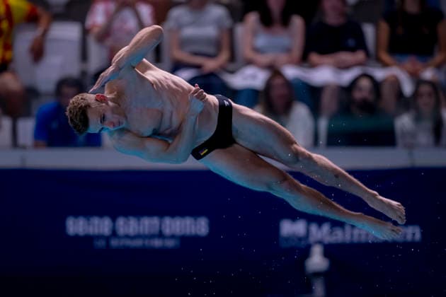 France, Paris, Centre Aquatique Olympique Metropole du Grand Paris, 01.08.2026, European Aquatics Championships Artistic Swimming, Day 1, Men™s 1m Springboard Final, Moritz Linus Wesemann of Germany winning Gold Medal, Photo by Eibner Pressefoto Tino Henschel European Aquatics Championships Artistic Swimming, Day 1, Men™s 1m Springboard Final Paris *** France, Paris, Centre Aquatique Olympique Metropole du Grand Paris, August 1, 2026, European Aquatics Championships – Artistic Swimming, Day 1, Men’s 1m Springboard Final, Moritz Linus Wesemann of Germany wins the gold medal, Photo by Eibner Pressefoto Tino Henschel European Aquatics Championships Artistic Swimming, Day 1, Men’s 1m Springboard Final, Paris Copyright: xEibnerxPressefotox