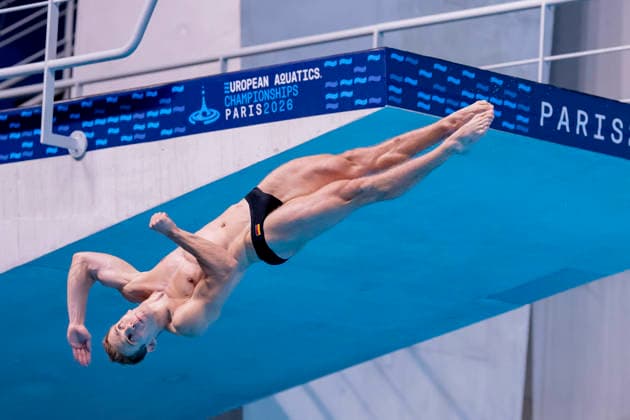 France, Paris, Centre Aquatique Olympique Metropole du Grand Paris, 01.08.2026, European Aquatics Championships Artistic Swimming, Day 1, Men™s 1m Springboard Final, Moritz Linus Wesemann of Germany winning Gold Medal, Photo by Eibner Pressefoto Tino Henschel European Aquatics Championships Artistic Swimming, Day 1, Men™s 1m Springboard Final Paris *** France, Paris, Centre Aquatique Olympique Metropole du Grand Paris, August 1, 2026, European Aquatics Championships – Artistic Swimming, Day 1, Men’s 1m Springboard Final, Moritz Linus Wesemann of Germany wins the gold medal, Photo by Eibner Pressefoto Tino Henschel European Aquatics Championships Artistic Swimming, Day 1, Men’s 1m Springboard Final, Paris Copyright: xEibnerxPressefotox