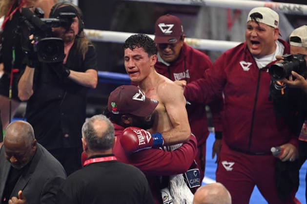 Lamont Roach vs. William Zepeda in Las Vegas LAS VEGAS, NEVADA - AUG 1: William Zepeda celebrates after he defeats Lamont Roach during the main event for their WBC Lightweight World Championship, WM, Weltmeisterschaft title fight on Saturday night at The Theater Virgin Hotel in Las Vegas, Nevada, United States on August 1, 2026. Tayfun Coskun Anadolu Las Vegas United States. Editorial use only. Please get in touch for any other usage.  Copyright: x2026xAnadoluxTayfunxCoskunx