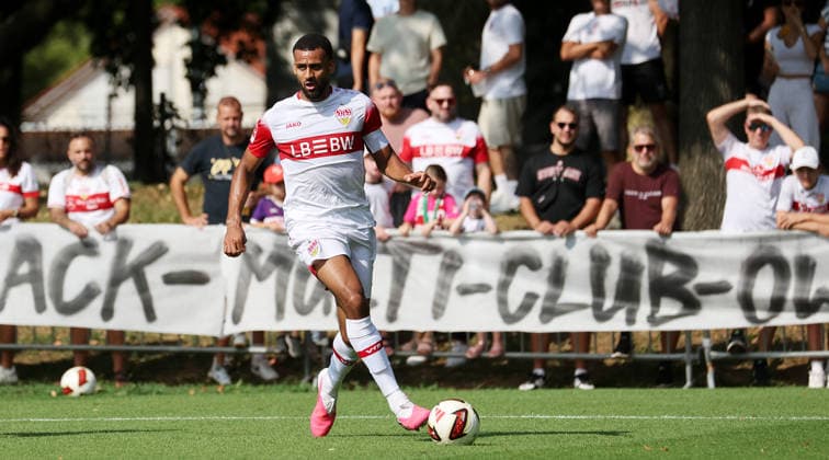 2026.08.01, Deutschland, Stuttgart, Fußball VfB Stuttgart vs. Paris FC, Josha Vagnoman (VfB) *** August 1, 2026, Germany, Stuttgart, Soccer: VfB Stuttgart vs. Paris FC, Josha Vagnoman (VfB)