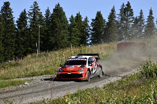 LKS 20260802 Sami Pajari of Finland during the special stage Himos-Jämsä at the WRC, Motorsport Rallye, WM Rally Finland in Jämsä, Finland on August 2, 2026. - RONI REKOMAA Jämsä Finland riL3McyS5Qg  Copyright: xRonixRekomaax riL3McyS5Qg