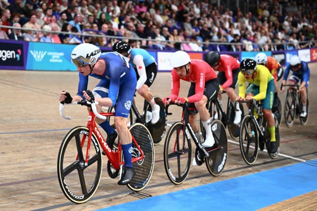 Glasgow 2026 Commonwealth Games Picture by Olly Hassell SWpix.com - 02 08 2026 - Glasgow 2026 Commonwealth Games - Track cycling, Rad, Radsport, Bahnrad, Bahn and Para Track Cycling - Sir Chris Hoy Velodrome, Glasgow, Scotland - Men s 40km Points Race - Qualifying Round - Elliot Rowe of Scotland Glasgow Sir Chris Hoy Velodrome Scotland Copyright: x xSWpix.comx(t axPhotographyxHubxLtd)xOllyxHassell SWpix.comx SWP-3030-17472