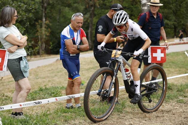02.08.2026, Monteceneri, Monte Ceneri, 2026 UEC MTB European Championship, EM, Europameisterschaft XCO Women U23 s Final (cross country olympic) Elina Benoit 8 (SUI) Monteceneri Monte Ceneri Ticino Switzerland *** August 2, 2026, Monteceneri, Monte Ceneri, 2026 UEC MTB European Championship XCO Women U23 Final, Cross Country Olympic, Elina Benoit 8 SUI, Monteceneri, Monte Ceneri, Ticino, Switzerland Copyright: xJustPictures.ch FrancescoxMinghettix jp-en-FrMi-_NG_0741
