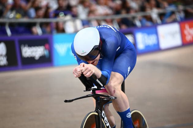 Glasgow 2026 Commonwealth Games Picture by Olly Hassell SWpix.com - 02 08 2026 - Glasgow 2026 Commonwealth Games - Track cycling, Rad, Radsport, Bahnrad, Bahn and Para Track Cycling - Sir Chris Hoy Velodrome, Glasgow, Scotland - Men s 1000m Time Trial Final - Tim Shoreman of Scotland Glasgow Sir Chris Hoy Velodrome Scotland Copyright: x xSWpix.comx(t axPhotographyxHubxLtd)xOllyxHassell SWpix.comx SWP-3030-17524
