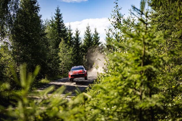 AUTO - WRC, Motorsport Rallye, WM - RALLY FINLAND 2026 05 Sami PAJARI, Marko SALMINEN, Toyota GR Yaris Rally1, action during the 2026 Rally Finland, 10th round of the 2026 WRC World Rally Car Championship, from July 30 to August 2, 2026 at Jyvaskyla, Finland - JyvaskylaFinland  Copyright: xNikosxKatikisx