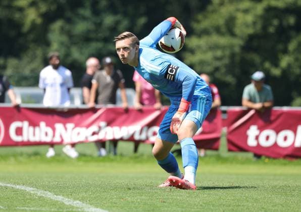 02.08.2026 - Fussball - Saison 2026 2027 - Testspiel Freundschaftsspiel Vorbereitungsspiel: 1. FC Nürnberg Nuernberg FCN ( Club ) - FSV Frankfurt - Sportfoto Zink DaMa - xdaxmax - Jan Reichert (1, 1. FC Nürnberg FCN ) *** August 2, 2026 Soccer 2026–2027 Season Exhibition Match Friendly Match Preseason Match 1. FC Nürnberg Nuremberg FCN Club FSV Frankfurt Sports Photo Zink DaMa xdaxmax Jan Reichert 1, 1. FC Nürnberg FCN