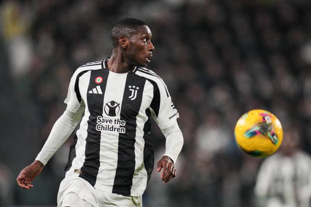 Juventus Randal Kolo Muani during the Coppa Italia quarter-finals soccer match between Juventus and Empoli at the Allianz Stadium in Torino, north west Italy - Wednesday, February 26, 2025. - Soccer .  Copyright: xMarcoxAlpozzi LaPressex