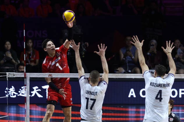 Volleyball, Men’s, Nations League, Third-place play-off, Slovenia v Japan
