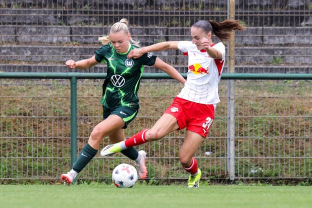 01.08.2026, xgrfx, Fussball Testspiel Frauen , RB Leipzig - VfL Wolfsburg v.l. Anny Kerim-Lindland (VfL Wolfsburg) (DFL DFB REGULATIONS PROHIBIT ANY USE OF PHOTOGRAPHS as IMAGE SEQUENCES and or QUASI-VIDEO) Leipzig *** August 1, 2026, xgrfx, Women s Soccer Friendly Match, RB Leipzig vs. VfL Wolfsburg, featuring Anny Kerim Lindland (VfL Wolfsburg). DFL and DFB regulations prohibit any use of photographs as image sequences and or quasi-video. Leipzig