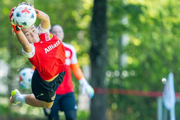 Testspiel: VfB Stuttgart vs. SpVgg Greuther Fürth; 02.08.2026 Stuttgart, GERMANY - 02. August 2026: Kiara Beck (VfB Stuttgart, 12) während dem Testspiel zwischen dem VfB Stuttgart und dem SpVgg Greuther Fürth auf dem Sportgelände des Clubzentrum des VfB Stuttgart. *** Friendly Match: VfB Stuttgart vs. SpVgg Greuther Fürth, August 2, 2026, Stuttgart, GERMANY August 2, 2026 Kiara Beck VfB Stuttgart, 12, during the friendly match between VfB Stuttgart and SpVgg Greuther Fürth at the sports complex of the VfB Stuttgart Club Center Copyright: xBEAUTIFULxSPORTS Steinx
