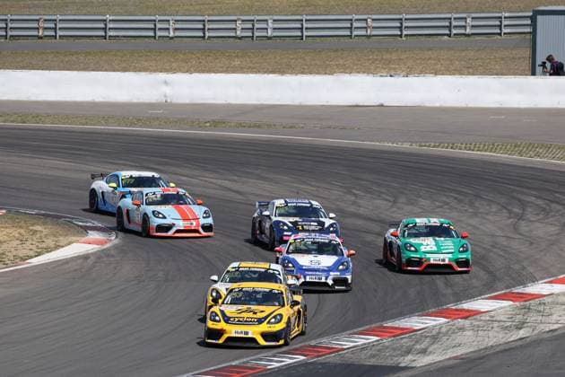 RECORD DATE NOT STATED Die Meute der Porsce Cayman Klasse Cup3 auf dem Nuerburgring GER, Motorsport, Nuerburgring Langstrecken Serie 2026, NLS, 6h ADAC Ruhr-Pokal-Rennen, Rennen 7, Nuerburgring, Deutschland, Rheinland-Pfalz, 01.08.2026 GER, Motorsport, Nuerburgring Langstrecken Serie 2026, NLS, 6h ADAC Ruhr-Pokal-Rennen, Rennen 7, Nuerburgring, Deutschland, Rheinland-Pfalz, 01.08.2026 Nuerburg *** The field of Porsche Cayman Class Cup3 cars at the Nürburgring, GER, Motorsports, 2026 Nürburgring Endurance Series, NLS, 6-Hour ADAC Ruhr Cup Race, Race 7, Nürburgring, Germany, Rhineland-Palatinate, August 1, 2026 GER, Motorsports, 2026 Nürburgring Endurance Series, NLS, 6-Hour ADAC Ruhr Cup Race, Race 7, Nürburgring, Germany, Rhineland-Palatinate, August 1, 2026, Nürburgring Copyright: xEibner-Pressefoto JuergenxAugstx EP_JAT