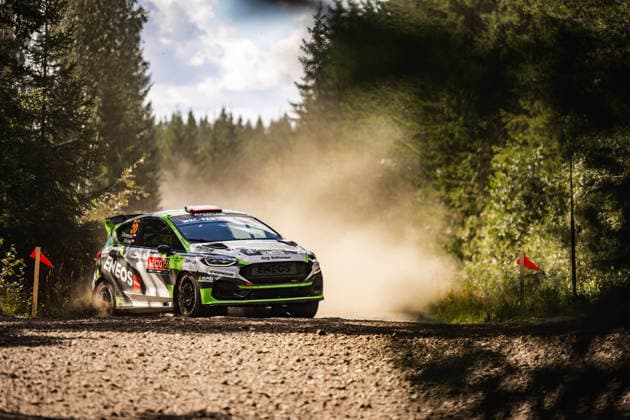 AUTO - WRC, Motorsport Rallye, WM - RALLY FINLAND 2026 56 Tymek ABRAMOWSKI, Jakub WROBEL, Ford Fiesta Rally3, action during the 2026 Rally Finland, 10th round of the 2026 WRC World Rally Car Championship, from July 30 to August 2, 2026 at Jyvaskyla, Finland - JyvaskylaFinland  Copyright: xNikosxKatikisx