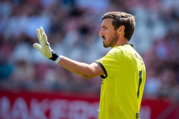 UTRECHT , 02-08-2026 , Stadium Galagenwaard , season 2026 2027 , Dutch Pre-season football , match between FC Utrecht and Sevilla , picture shows FC Utrecht player Vasilis Barkas Utrecht - Sevilla (friendly)  x205402814x Copyright: