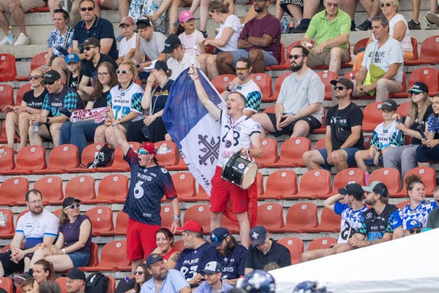 Thank you, Fans, Thank, Zuschauer, Besucher, Visitors, Munich Ravens vs Paris Musketeers, American Football, EFA, Week 12, 2026, 02.08.2026 Unterhaching Sportpark Unterhaching Germany Copyright: xPFA BjörnxKeckerx