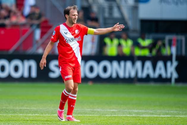 UTRECHT , 02-08-2026 , Stadium Galagenwaard , season 2026 2027 , Dutch Pre-season football , match between FC Utrecht and Sevilla , picture shows FC Utrecht player Joris van Overeem Utrecht - Sevilla (friendly)  x205403153x Copyright: