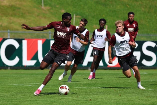 Football, Bundesliga 1, FC Augsburg, training camp