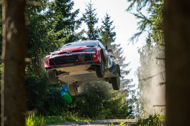 IPA87186173 - Elfyn Evans (GBR) and Scott Martin (GBR) in a Toyota GR Yaris Rally1 from Toyota Gazoo Racing WRT in action during the FIA WRC, Motorsport Rallye, WM SECTO RALLY FINLAND in Jyväskylä, Finland, July 30–August 2, 2026.  Copyright: xFedericoxManoni IPAxSportx xx 87186173