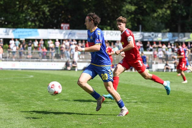 Fußball I Herren I Saison 2026 2027 I Regionalliga Nord I 1.Spieltag I Eintracht Norderstedt - SV Atlas Delmenhorst I 02.08.2026 Lucas Bauer (20, SV Atlas Delmenhorst) *** Soccer I Men s Team I 2026–2027 Season I Regionalliga Nord I Matchday 1 I Eintracht Norderstedt vs. SV Atlas Delmenhorst I August 2, 2026 Lucas Bauer, 20, SV Atlas Delmenhorst Copyright: xLobeca RalfxHomburgx