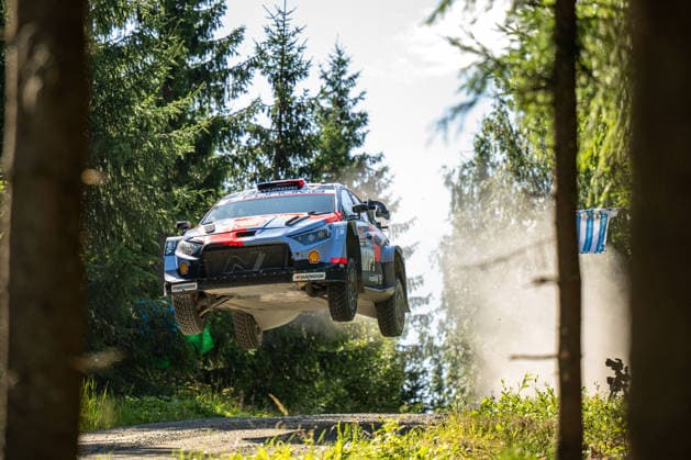 MOTORSPORTS - Rally - 2026 WRC, Motorsport Rallye, WM Rally Finland Photo by IPA ABACAPRESS.COM87186175 - Adrien Fourmaux (FRA) and Alexandre Coria (FRA) in a Hyundai i20 N Rally1 from the Hyundai Shell Mobis World Rally Team in action during the FIA WRC SECTO RALLY FINLAND in Jyväskylä, Finland, July 30–August 2, 2026. Finland Finland  Copyright: xIPAxSport ABACAx
