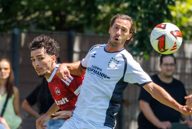 02.08.2026 - Fussball - Saison 2026 2027 - Testspiel Freundschaftsspiel Vorbereitungsspiel: 1. FC Nürnberg Nuernberg FCN ( Club ) - FSV Frankfurt - Sportfoto Zink DaMa - xdaxmax - Nizar Üstel Uestel (11, 1. FC Nürnberg FCN ) Giorgio Del Vecchio (8, FSV Frankfurt ) *** August 2, 2026 Soccer Season 2026–2027 Exhibition Match Friendly Match Preseason Match 1 FC Nuremberg Nuremberg FCN Club FSV Frankfurt Sports Photo Zink DaMa xdaxmax Nizar Üstel Uestel 11, 1 FC Nuremberg FCN Giorgio Del Vecchio 8, FSV Frankfurt