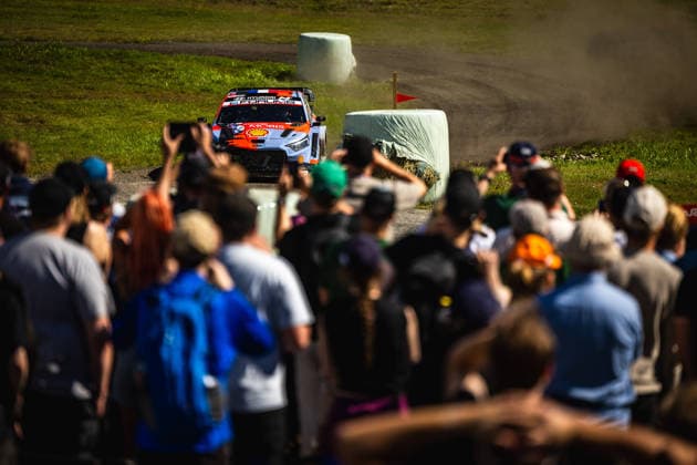 AUTO - WRC, Motorsport Rallye, WM - RALLY FINLAND 2026 16 Adrien FOURMAUX, Alexandre CORIA, Hyundai i20 N Rally1, action during the 2026 Rally Finland, 10th round of the 2026 WRC World Rally Car Championship, from July 30 to August 2, 2026 at Jyvaskyla, Finland - JyvaskylaFinland  Copyright: xNikosxKatikisx