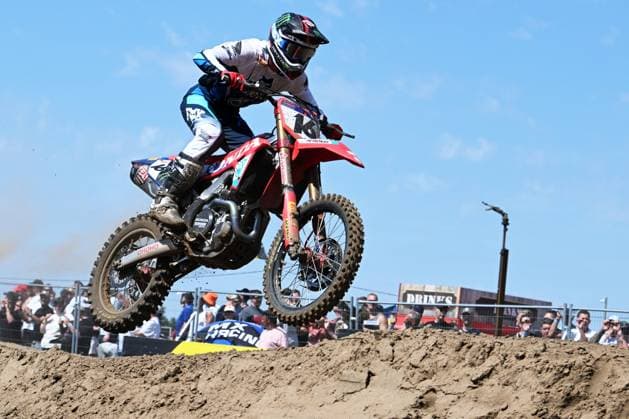 French Tom Vialle pictured in action during the motocross MXGP Grand Prix Flanders, race 14 20 of the FIM Motocross World Championship, WM, Weltmeisterschaft Sunday, August 2, 2026, in Lommel. JILLxDELSAUX  x182612158x