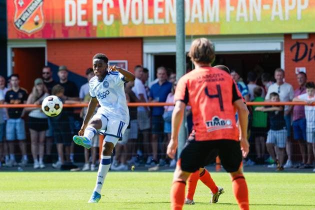 VOLENDAM , 13-02-2026 , Kras Stadium, season 2026 2027 , Pre season footbal . Match between FC Volendam and Ajax . Picture shows Ajax player Mohamed Abdalla Volendam - Ajax (friendly  x205404719x Copyright:
