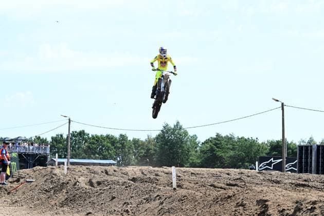 Belgian Liam Everts pictured in action during the motocross MX2 Grand Prix Flanders, race 14 20 of the FIM Motocross World Championship, WM, Weltmeisterschaft Sunday, August 2, 2026, in Lommel. JILLxDELSAUX  x182612526x