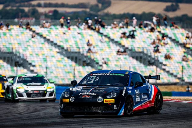 AUTO - CHAMPIONNAT DE FRANCE FFSA GT 2026 - MAGNY-COURS 138 BELTOISE Vincent (FRA), LEMAITRE Yves (FRA), Schumacher GP,Alpine A110 GT4 EVO, action during the 4th round of the Championnat de France FFSA GT 2026, from July 31 to August 2, 2026 on the Circuit de Nevers Magny-Cours, in Magny-Cours, France -  Copyright: xGREGORYxLENORMANDx