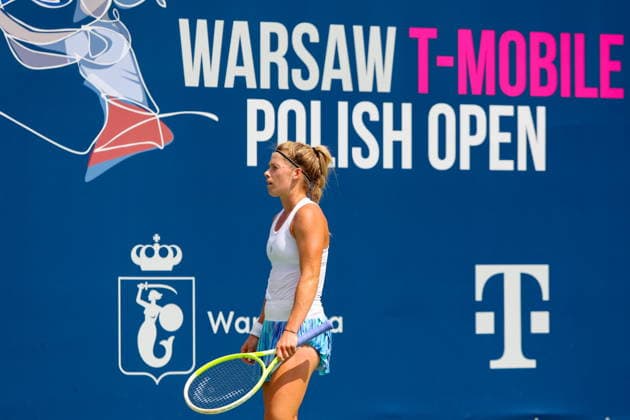 WARSZAWA 02.08.2026 TURNIEJ WTA, Tennis Damen 125 WARSAW T-MOBILE POLISH OPEN - KWALIFIKACJE --- TENNIS TOURNAMENT WTA 125 WARSAW T-MOBILE POLISH OPEN - QUALIFICATION ROUND MARCELINA PODLINSKA FOT. ANNA KLEPACZKO FOTOPYK NEWSPIX.PL --- newspix.pl POLAND OUT! 