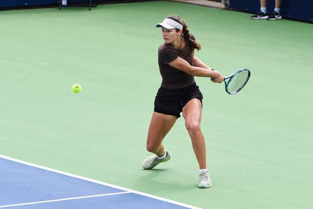 Warszawa 02.08.2026. Tenis. WTA, Tennis Damen 125 Warsaw T-Mobile Polish Open, day 1, Warsaw, Poland --- Tenis. Turniej WTA 125 Warsaw T-Mobile Polish Open, dzien 1, Warszawa Persons shown: Lia Karatancheva (BUL) Fot. Dominika Chmura Arena Akcji NEWSPIX.PL --- newspix.pl POLAND OUT! 