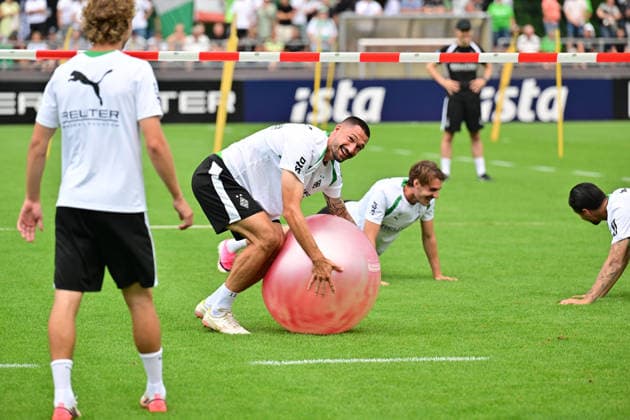 Football, Bundesliga 1, Borussia Mönchengladbach, training camp at Lake Tegernsee