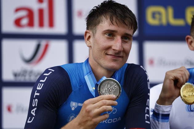 02.08.2026, Monteceneri, Monte Ceneri, 2026 UEC MTB European Championship, EM, Europameisterschaft XCO Men Elite s Final (cross country olympic) Juri Zanotti 9 (ITA) 2nd place and silver medal Monteceneri Monte Ceneri Ticino Switzerland *** August 2, 2026, Monteceneri, Monte Ceneri, 2026 UEC MTB European Championship XCO Men s Elite Final, Cross Country Olympic, Juri Zanotti (9, ITA), 2nd place and silver medal, Monteceneri, Monte Ceneri, Ticino, Switzerland Copyright: xJustPictures.ch FrancescoxMinghettix jp-en-FrMi-_NG_2801