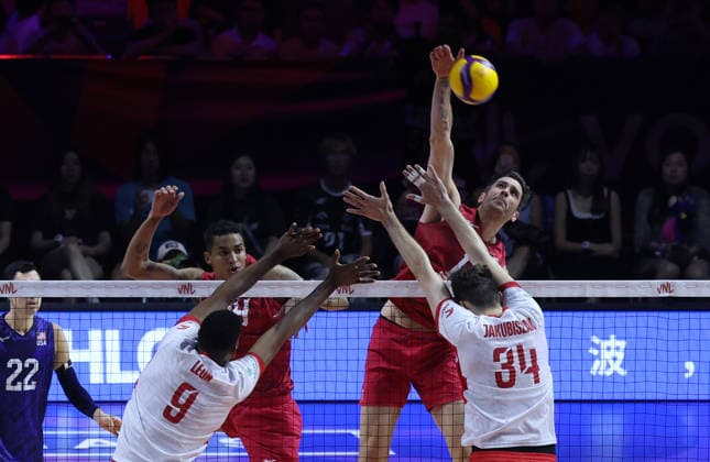 Volleyball, Men’s, Nations League, Play-offs, USA v Poland