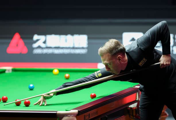 (260802) -- SHANGHAI, Aug. 2, 2026 -- Judd Trump competes during the final match between Judd Trump of England and Kyren Wilson of England at the World Snooker Shanghai Masters 2026 in Shanghai, east China, Aug. 2, 2026. ) (SP)CHINA-SHANGHAI-SNOOKER-SHANGHAI MASTERS 2026-FINAL (CN) ChenxHaoming 
