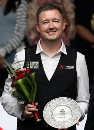 (260802) -- SHANGHAI, Aug. 2, 2026 -- Runner-up Kyren Wilson poses after the final match between Judd Trump of England and Kyren Wilson of England at the World Snooker Shanghai Masters 2026 in Shanghai, east China, Aug. 2, 2026. ) (SP)CHINA-SHANGHAI-SNOOKER-SHANGHAI MASTERS 2026-FINAL (CN) ChenxHaoming 