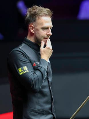 (260802) -- SHANGHAI, Aug. 2, 2026 -- Judd Trump reacts during the final match between Judd Trump of England and Kyren Wilson of England at the World Snooker Shanghai Masters 2026 in Shanghai, east China, Aug. 2, 2026. ) (SP)CHINA-SHANGHAI-SNOOKER-SHANGHAI MASTERS 2026-FINAL (CN) ChenxHaoming 