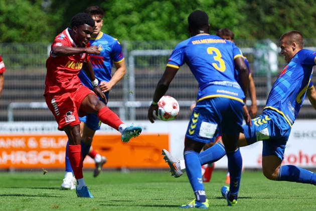 29 Ezra Ampofo (FC Eintracht Norderstedt) Fußball I Herren I Regionalliga Nord I Saison 2026-2027 I 1. Spieltag I FC Eintracht Norderstedt - SV Atlas Delmenhorst I 02.08.2026 I Edmund-Plambeck-Stadion *** 29 Ezra Ampofo FC Eintracht Norderstedt Soccer I Men s I Regionalliga Nord I 2026–2027 Season I Matchday 1 I FC Eintracht Norderstedt vs. SV Atlas Delmenhorst I August 2, 2026 I Edmund Plambeck Stadium