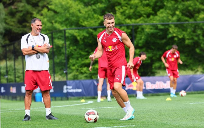 Football, Bundesliga 1, RB Leipzig, training camp in Saalfelden