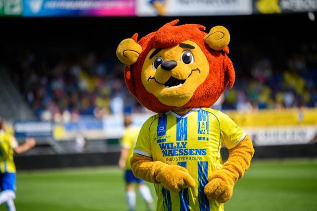 WAALWIJK , 02-08-2026 , Mandemakers Stadion , season 2026 2027 , Dutch Keuken Kampioen Divisie football , Pre season match between RKC Waalwijk and AE Kifisia picture shows RKC Waalwijk mascot RKC Waalwijk - AE Kifisia (friendly)  x205412835x Copyright: