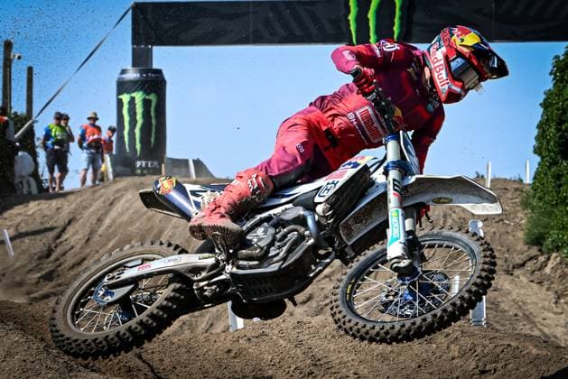 Belgian Liam Everts pictured in action during the motocross MX2 Grand Prix Flanders, race 14 20 of the FIM Motocross World Championship, WM, Weltmeisterschaft Sunday, August 2, 2026, in Lommel. JILLxDELSAUX  x182630315x