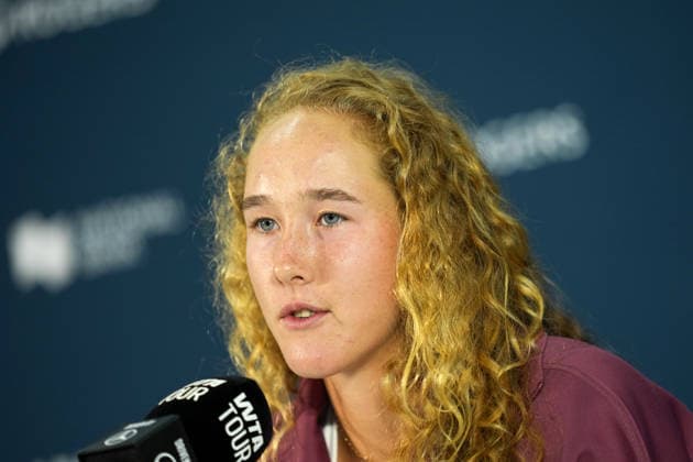Tennis, WTA tournament in Toronto, Mirra Andreeva press conference