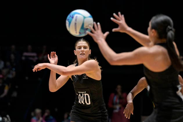 New Zealand Silver Ferns v Jamaica Commonwealth Games Netball Final Kate Heffernan of New Zealand, New Zealand Silver Ferns v Jamaica, Grand Final netball match of the 2026 Glasgow Commonwealth Games at OVO Hydro, Glasgow, Scotland on Sunday 2 August 2026. Photo: Jayne Russell Glasgow Scotland Copyright: xx
