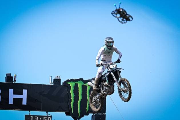 Undefined athlete pictured in action during the motocross MX2 Grand Prix Flanders, race 14 20 of the FIM Motocross World Championship, WM, Weltmeisterschaft Sunday, August 2, 2026, in Lommel. JILLxDELSAUX  x182629034x