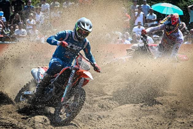 Undefined athlete pictured in action during the motocross MXGP Grand Prix Flanders, race 14 20 of the FIM Motocross World Championship, WM, Weltmeisterschaft Sunday, August 2, 2026, in Lommel. JILLxDELSAUX  x182631915x