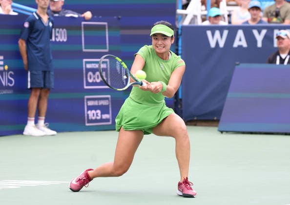 August 2, 2026, Washington, Columbia, USA: ALEXANDRA EALA of Philippines during the match against J. Pegula of USA in the final of Mubadala Washington DC, USA. Washington USA - ZUMAc278 20260802_zsp_c278_005 Copyright: xMarcinxCholewinskix